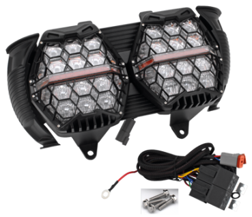 HONEYCOMB ROAD GLIDE LED SCHEINWERFEREINHEIT